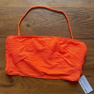 NWT BCBG Orange Bikini Top
